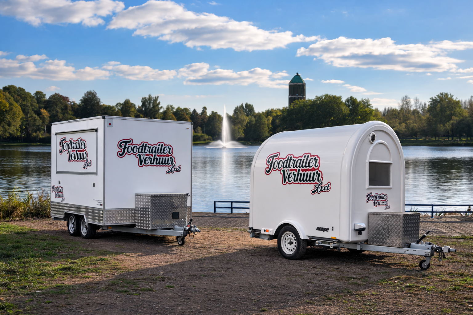 Foodtrailers aan het water